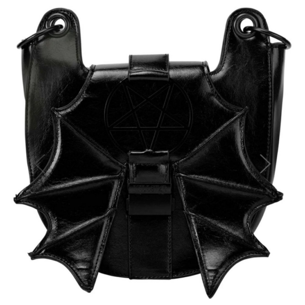 killstar Bat Pentagramn Zana Handbag purse nwt - Picture 3 of 12